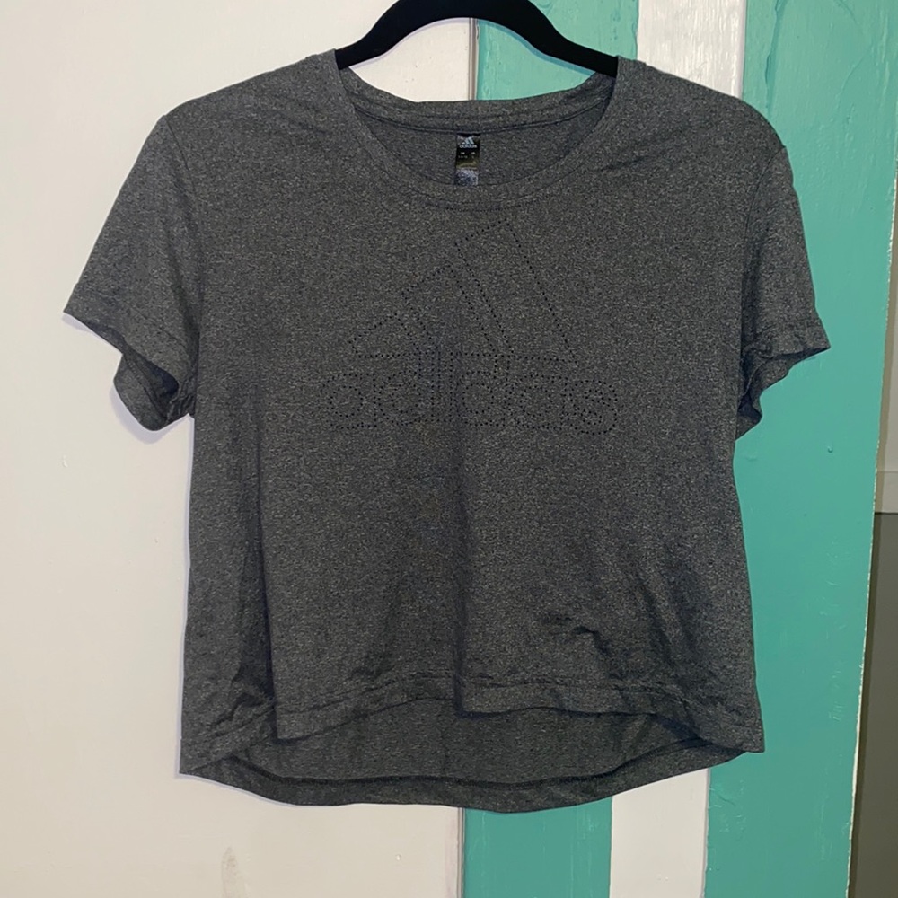 Grey adidas shirt